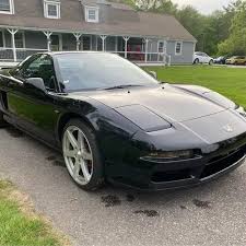 black car with new rims