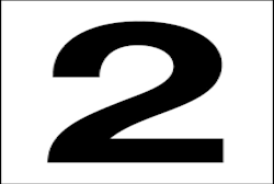 image of the number 2